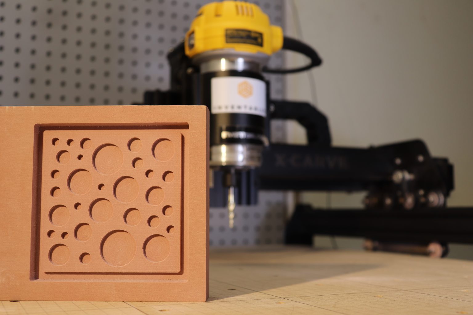Make a custom drink coaster mold with the XCarve CNC from Inventables
