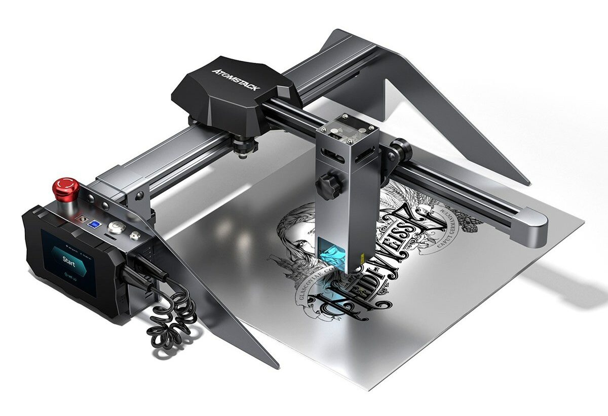 Laser Engraver Printer Machine for PVC Cards - 3000 mW